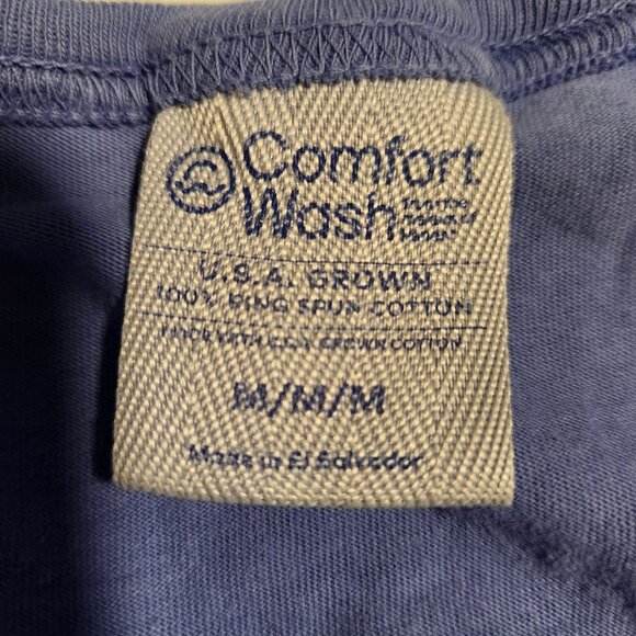 Lake Mead Tank Top Blue Hanes Comfort Wash Graphic Print Mens Medium NEW NWT - Picture 6 of 10